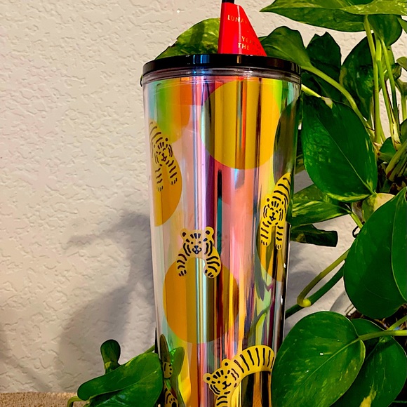 Starbucks 2022 Lunar New Year of the Tiger Iridescent Tumbler 24 oz Cold Cup